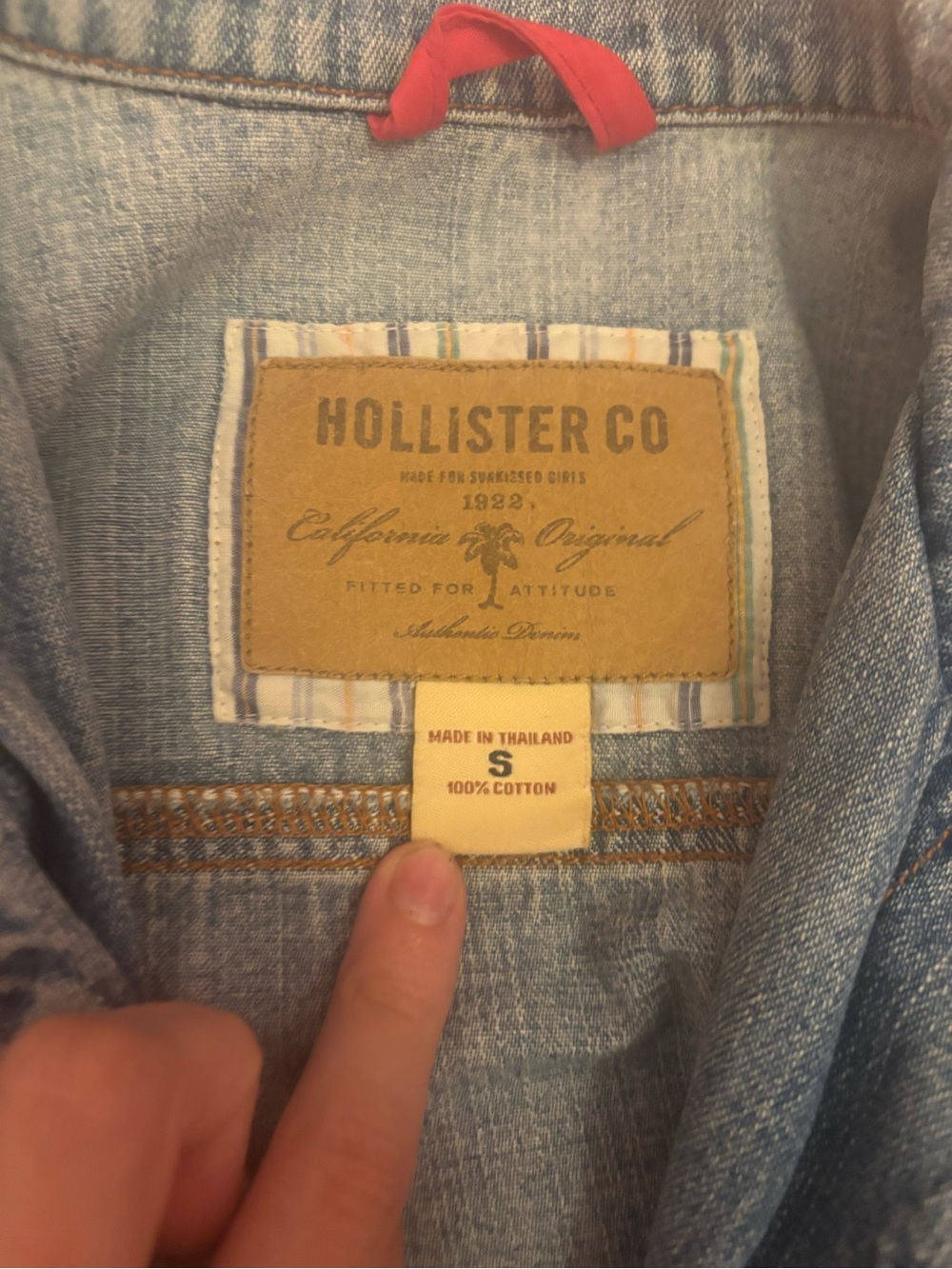Hollister Light Blue Denim Jean Jacket